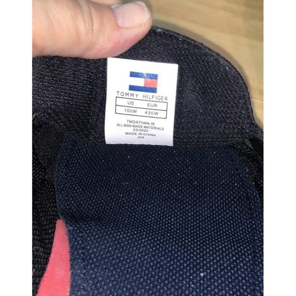 Tommy Hilfiger Men's Black Penny Loafer Shoes Size 10 Wide excellent condition - Picture 7 of 10